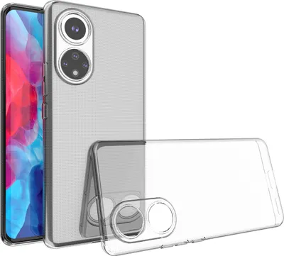 Zdjęcie produktu dla Przezroczyste silikonowe etui o grubości 0,5 mm do Honor 50 SE
