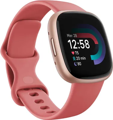 Produktbild von FitBit FB523RGRW Fitbit Versa 4 Pink Sand/Copper Rose