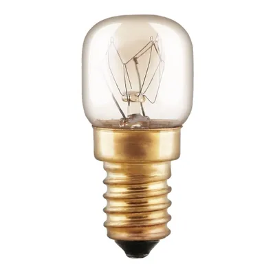 Produktbild von Backofenlampe Glühbirne 25W E14 klar Glühlampe 25 Watt T22 Röhre 300° Doppelwendel
