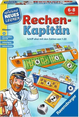 Produktbild von Ravensburger Spielend Neues Lernen Rechenspiel Rechen-Kapitän (1-20) 24972
