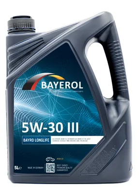 Produktbild von BAYEROL LONGLIFE 5W-30 III,  Motorenöl, 5L,  Hergestellt in Deutschland, Germany
