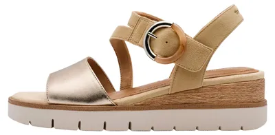 Produktbild von Sandalen mit Keilabsatz aus Leder