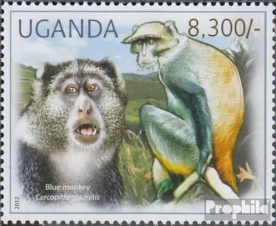 Produktbild von Briefmarken Uganda 2012 Mi 2819 (kompl.Ausg.) postfrisch Affen