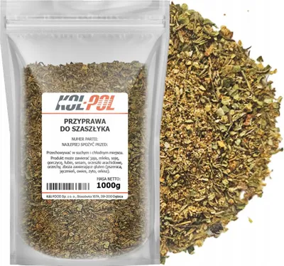 Zdjęcie produktu dla PRZYPRAWA DO SZASZŁYKA 1kg Aromatyczna mieszanka ziół do grilla Kol-Pol