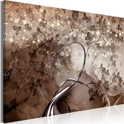 Produktbild von Modernes Wandbild b-C-0746-b-a (120x80 cm) - 1 Teilig Bilder Fotografie auf Leinwand Foto Bild Dekoration Wand Bilder Kunstdruck ABSTRAKT BLUMEN