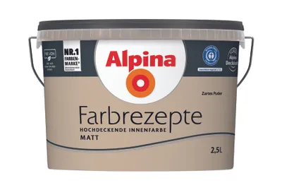 Produktbild von Alpina Farbrezepte Zartes Puder matt 2,5 L