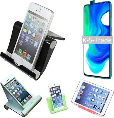 Produktbild von K-S-Trade Handy-Ständer kompatibel mit Xiaomi Poco F2 Pro faltbarer Tischständer Smartphone Tablet Halterung Reise