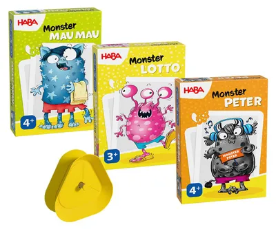 Produktbild von HABA Unisex Spielesammlung Kartenspiele 3-4 Jahre und Kartenhalter 3-Pack