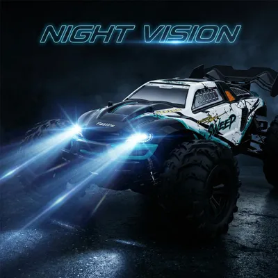 Produktbild von Teeggi 16102 RC-Auto 1:16, 50 km/h, Allrad Monstertruck mit 3 Akkus, ab 14 Jahren, Grün