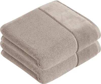 Produktbild von 2er Pack Handtuch Pure von der Marke Vossen 60 x 110 cm