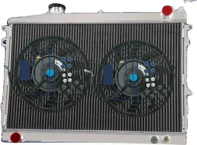 Immagine prodotto di Radiatore, struttura in alluminio, compatibile con Mazda e Ford, RADIATORE CON VENTOLA