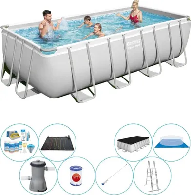 Obrázek produktu pro Bazénová souprava - Bestway Power Steel 488x244x122 cm Rechteckig