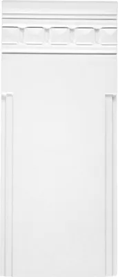 Produktbild von Basis für Pilaster | vorgrundierte Oberfläche | Wanddekor | Barock | Stuck | schöner Wohnen | weiß | Polyurethan| 110 x 255 mm | PL252