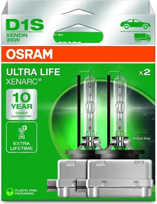 Zdjęcie produktu dla Osram Xenarc Ultra Life D1S 4300K 35W 85V Wiszący Składany Pakiet X2 Szt.