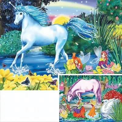 Produktbild von Verzauberte Welt mit Einhorn, Puzzle