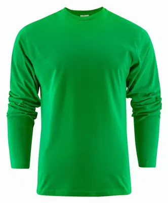 Imagen del producto de Camiseta de manga larga uni "Heavier Pro" para hombre/mujer, modelo ET697 (talla S), color verde brillante