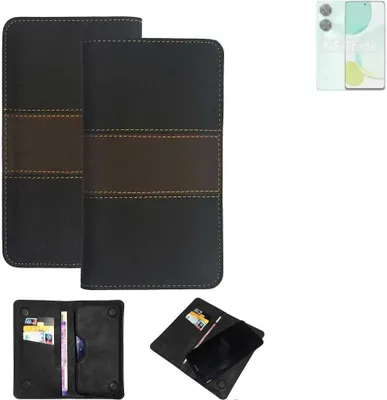 Produktbild von K-S-Trade Hülle Handyhülle kompatibel mit Huawei Nova 11i Schutzhülle Walletcase Bookstyle Tasche Schutz Case Handytasche Wallet Cover Kunstleder