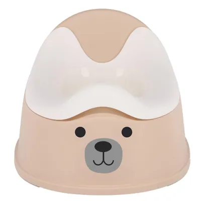 Obrázek produktu pro Nočník pro děti Učící se nočník Toaletní trenažér Toaleta pro děti WC Medvěd béžovo-bílý Sun Baby