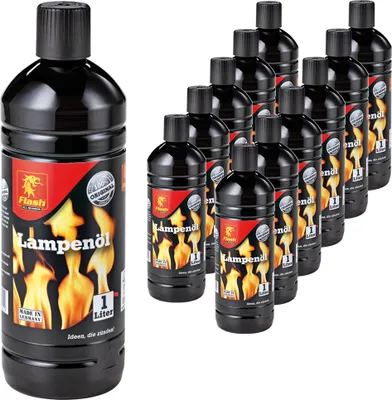 Produktbild von Flash 12 L Lampenöl Gartenfackel neutral klar Petroleumlampe Öllampe Laterne