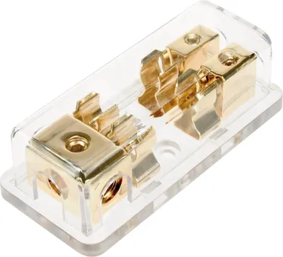 Produktbild von Sicherungsverteilerblock AGU (gold) 1 x 20 mm²  / 2 x 10 mm²