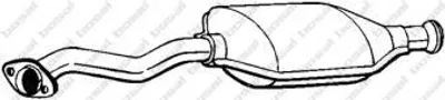 Produktbild von Bosal Katalysator für Peugeot 106 II (1) (Motorcode TU5JP) mit Anbaumaterial