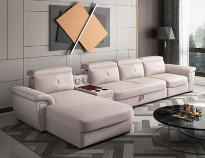 Produktbild von Sofa Couch Ecksofa L-form Polster Modern Relax Sitz Luxus Möbel Wohnlandschaft
