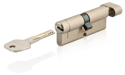 Produktbild von Türzylinder mit Knauf und 5 Schlüsseln - 70 mm
