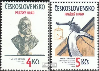 Produktbild von Briefmarken Tschechoslowakei 1983 Mi 2721-2722 (kompl.Ausg.) gestempelt Prager Burg