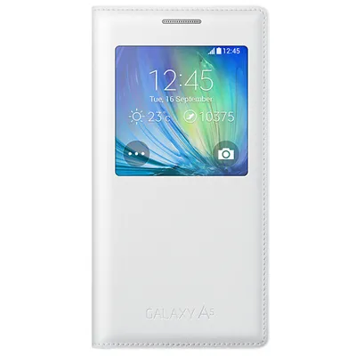 Image de Samsung S View Cover EF-CA500B Blanc pour Galaxy A5