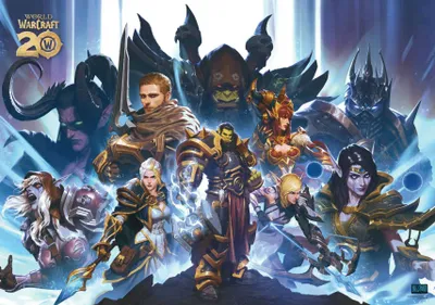 Immagine prodotto di Puzzle del 20° anniversario di World of Warcraft (1000 pezzi)