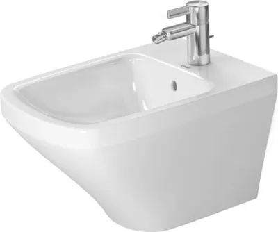 Produktbild von Wand-Bidet DURASTYLE m ÜL HLB 370x540mm 1 Hahnloch weiß WG weiß
