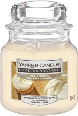 Produktbild von Yankee Candle Duftkerze Kleines Glas Vanilla Frosting 104 g, creme
