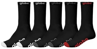 Produktbild von Globe OG Sock 5 Pack Black/Assorted .