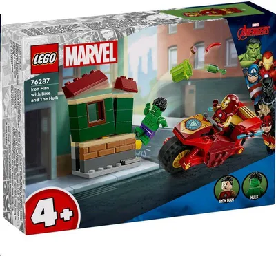 Obrázek produktu pro LEGO® Marvel 76287 Iron Man s motorkou a Hulk
