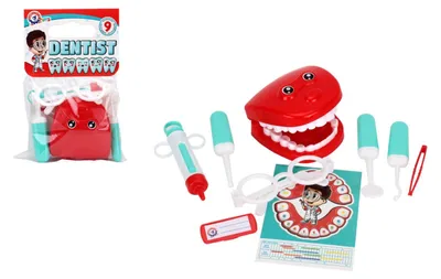 Obrázek produktu pro Sada doktor/lékař zubař plast 9ks
