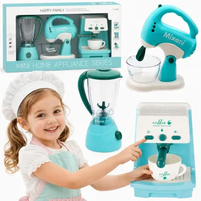 Obrázok produktu pre Súprava domácich spotrebičov 3 v 1 Woopie: Zvukové a svetelné efekty mixér a mixér