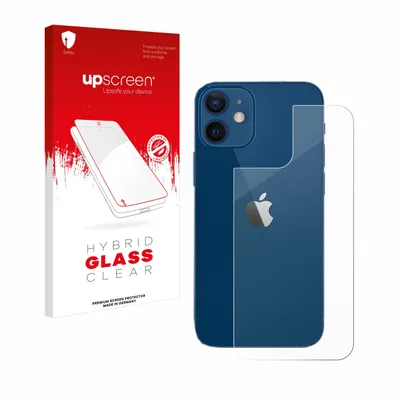 Produktbild von upscreen Schutzglas für Apple iPhone 12 / 12 Pro (Rückseite) Schutzfolie Panzer Folie Glas Display Schutz klar