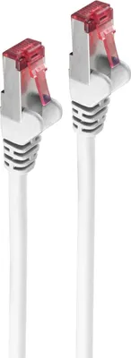 Obrázok produktu pre Patch kábel cat6A S/FTP PIMF bezhalogénový biely 0,15 m