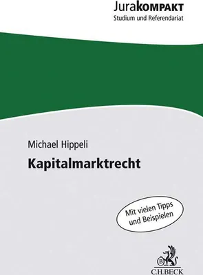 Produktbild von Kapitalmarktrecht