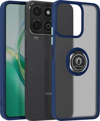 Obrázek produktu pro Avizar, pouzdro na mobilní telefon Honor 200 Smart s kovovým kroužkem a držákem na kameru, tmavě modré