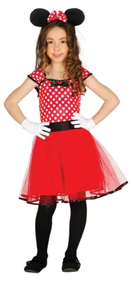 Immagine prodotto di simpatico costume da topo comico per ragazze taglia 98 - 146, taglia:110/116