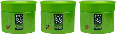 Produktbild von 3x Fonex Styling Wax Matte Look Haarwachs Matt Effect 3x100ml