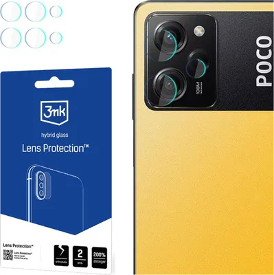 Zdjęcie produktu dla 3MK Lens Protect Poco X5 Pro 5GOchrona na obiektyw aparatu 4szt