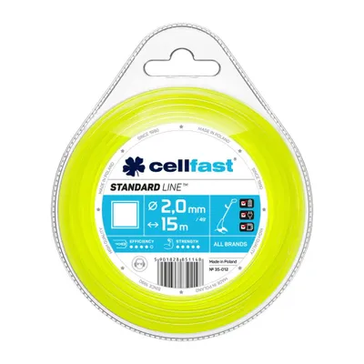 Zdjęcie produktu dla CELLFAST STANDARD, Ostrze kosiarki do trawy, Żółty, Wisząca saszetka, 1 szt.