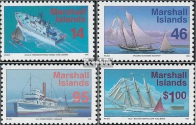 Produktbild von Briefmarken Marshall-Inseln 1995 Mi 631-634 (kompl.Ausg.) postfrisch Schiffe