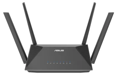 Produktbild von ASUS RT-AX52 AX1800 AiMesh, Wi-Fi 6 (802.11ax), Dual-Band (2,4 GHz/5 GHz), Ethernet/LAN, Schwarz, Tabletop-Router