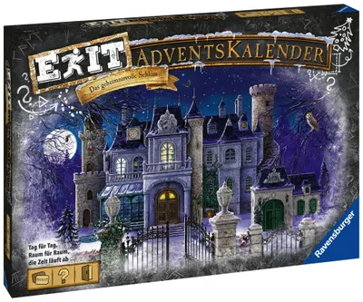 Produktbild von Ravensburger Exit Adventskalender - Das geheimnisvolle Schloss 18941