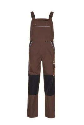 Produktbild von Planam Latzhose Canvas 320 Gr. 106 braun/schwarz