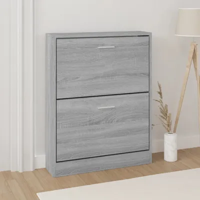 Produktbild von Stabli Möbel Schuhschrank Grau Sonoma 59x17x81 cm Holzwerkstoff - Schuhregale CC4224039 1parcel
