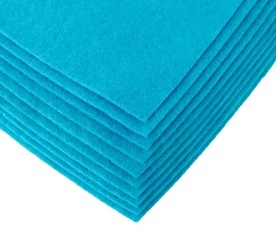 Produktbild von Bastelfilz Bögen 10er-Pack flex Filz A4, Stärke 1,5-2mm, Filzplatte, 50 Farben